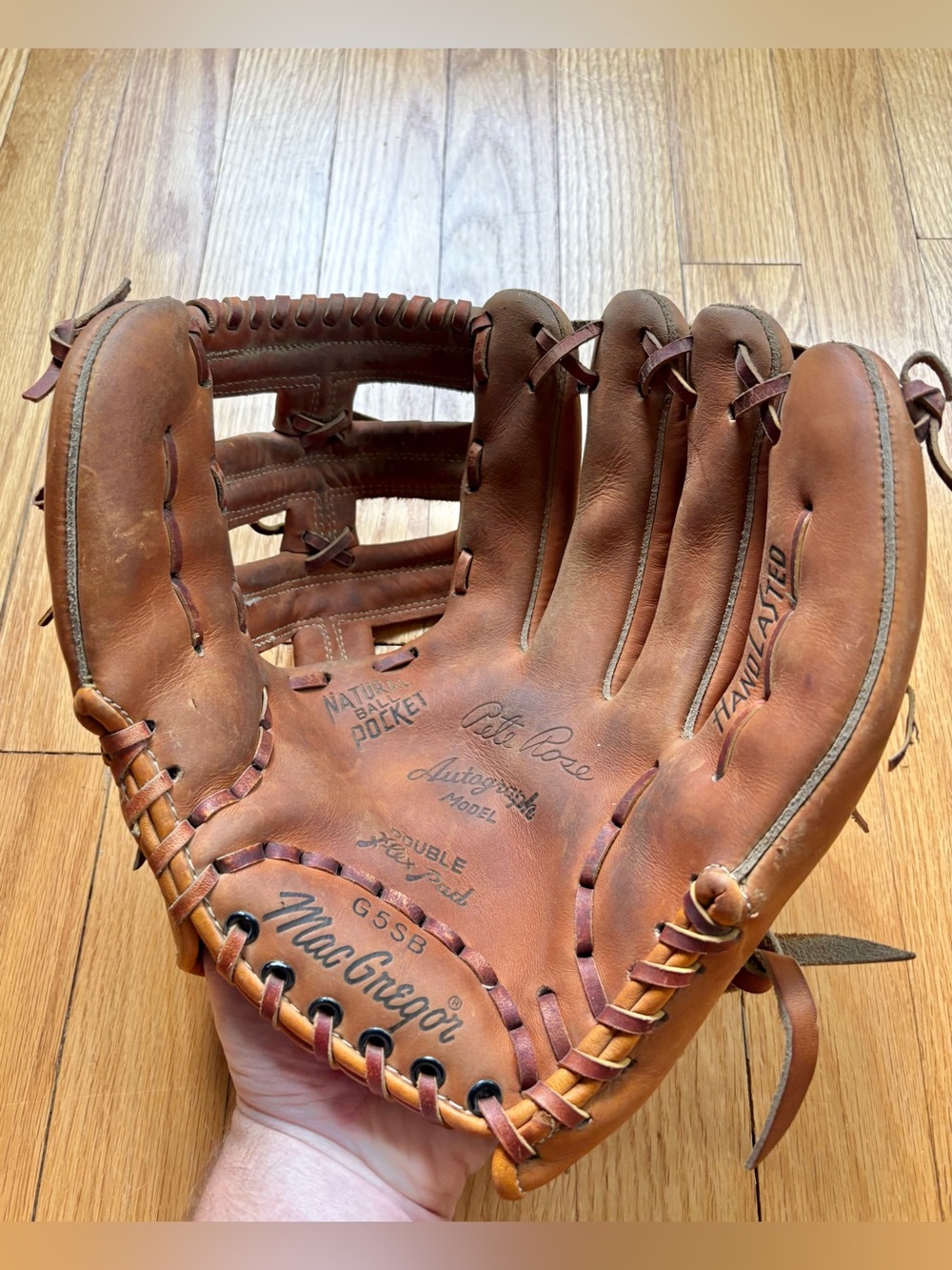 Vintage MacGregor Pete Rose G5SB 12.5” Baseball Softball Glove Right Hand Throw - Picture 2 of 7